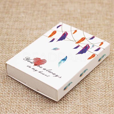 Kraft Paper Boxes and Necklace Jewelry Display Cards CON-L016-A01-1