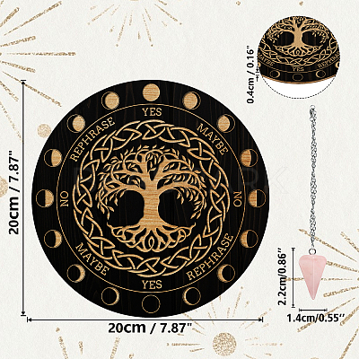 AHADEMAKER DIY Wiccan Altar Supplies Kits AJEW-GA0004-66C-1