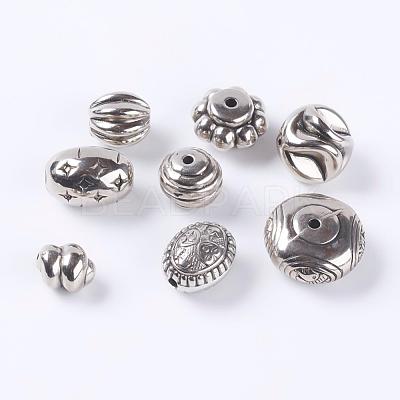Antiqued Acrylic Beads OACR-R139-1