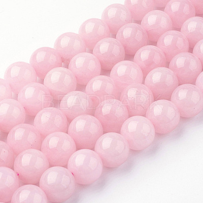 Natural Rose Quartz Bead Strands G-G735-59-12mm-1