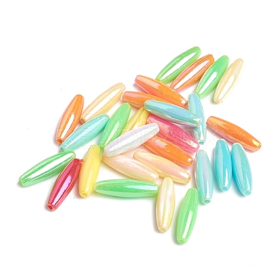 Spagetti Beads Plating Acrylic Beads PL9027-1