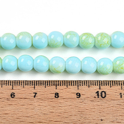 Baking Paint Glass Beads X1-DGLA-N003-8mm-C04-1