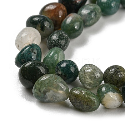 Natural Indian Agate Bead Strands G-P070-51A-1