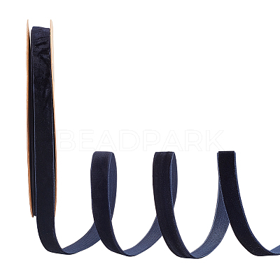 Single Face Velvet Ribbons OCOR-WH0080-14A-01-1