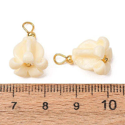 Dyed Synthetic Coral Pendants GG-CBAC295-01G-1