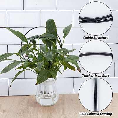 Iron Plant Trellis for Climbing Plants AJEW-DR0001-98EB-1