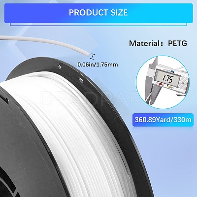 330M PETG 3D Printer Filament OCOR-WH0081-38B-1