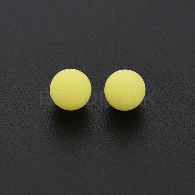 Opaque Acrylic Beads PAB702Y-B01-01-1