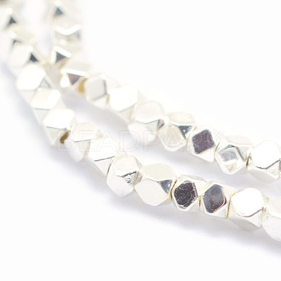 Electroplate Non-magnetic Synthetic Hematite Beads Strands G-L485-10A-S-1