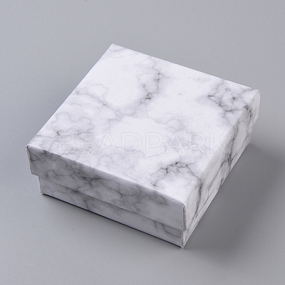 Cardboard Jewelry Boxes CBOX-WH0003-08C-1