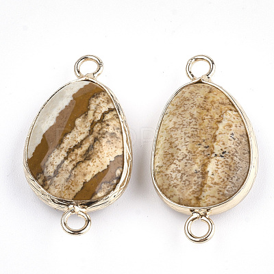 Natural Picture Jasper Links connectors G-S344-02I-1
