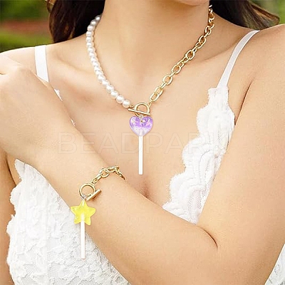 11Pcs Resin Pendants RESI-YW0005-45-1