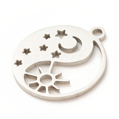 Non-Tarnish 201 Stainless Steel Pendants STAS-G258-05P-1
