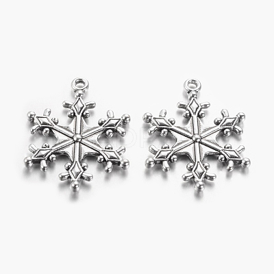 Zinc Tibetan Style Alloy Pendants TIBEP-12740-AS-LF-1