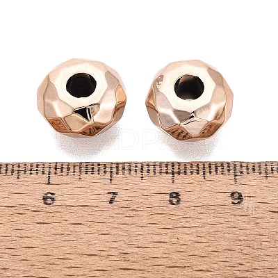UV Plating Acrylic European Beads OACR-E033-22-10-1