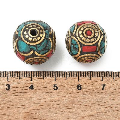 Handmade Tibetan Style Beads KK-Z157-02AG-02-1