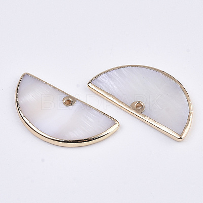 Natural Freshwater Shell Pendants X-SSHEL-R045-12-1