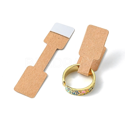 Paper Fold Over Blank Sticky Price Tags CDIS-YW0001-09B-1
