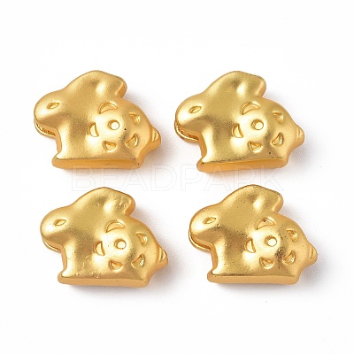 Rack Plating Alloy Beads PALLOY-I215-28G-1