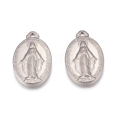 Non-Tarnish 304 Stainless Steel Pendants STAS-H109-08P-1