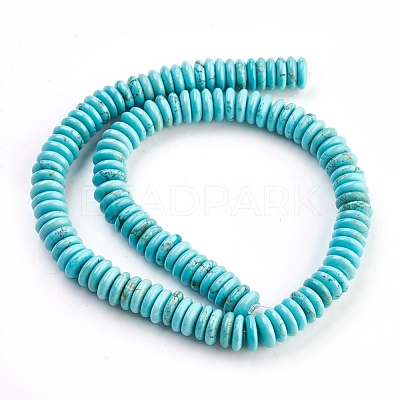 Natural Howlite Heishi Beads Strands X-TURQ-G102-03A-1