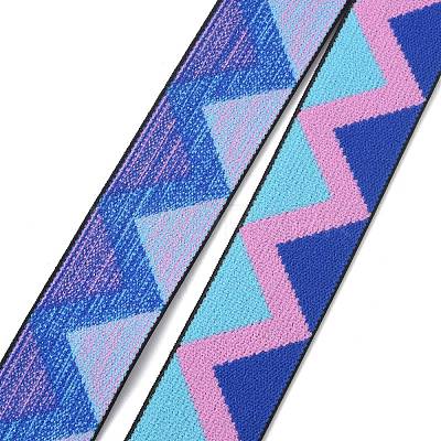 Nylon Jacquard Ribbons OCOR-WH0058-54C-1