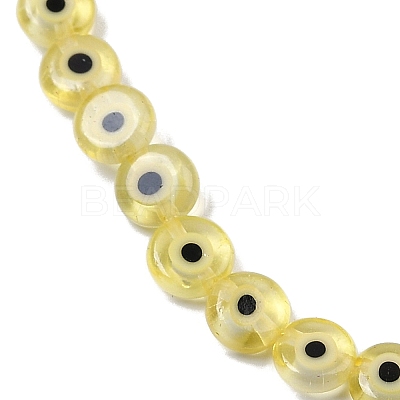 Handmade Evil Eye Lampwork Beads Strands LAMP-G164-10A-05-1