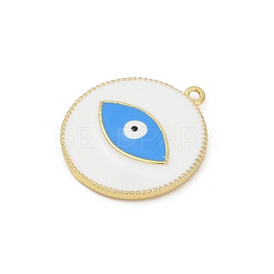 Brass Enamel Pendants KK-M322-04G-1