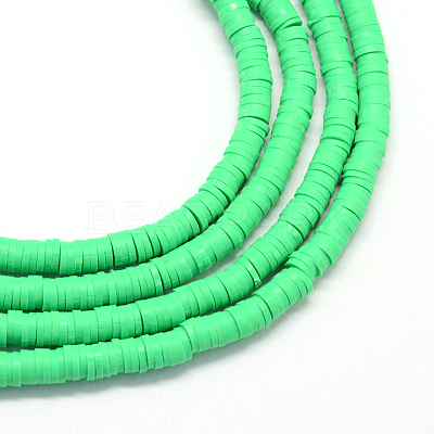 Handmade Polymer Clay Heishi Beads X-CLAY-R067-8.0mm-06-1