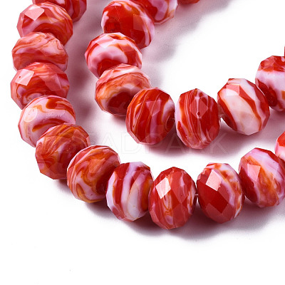 Handmade Lampwork Beads Strands LAMP-T007-12C-1