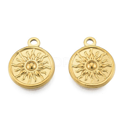 Ion Plating(IP) 201 Stainless Steel Pendants X-STAS-N098-223LG-1