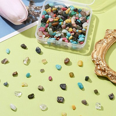 1 Strand Mixed Gemstone Chip Beads Strands G-FS0005-78-1