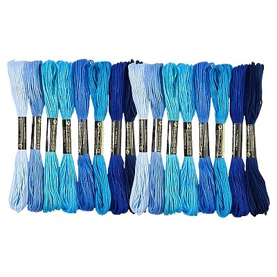2 Bags 6-Ply Cotton Embroidery Floss DIY-DJ0005-18A-1