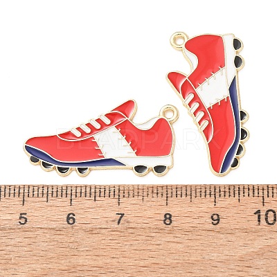 Baseball Alloy Enamel Pendants AL-CBA2679-07F-G02-1
