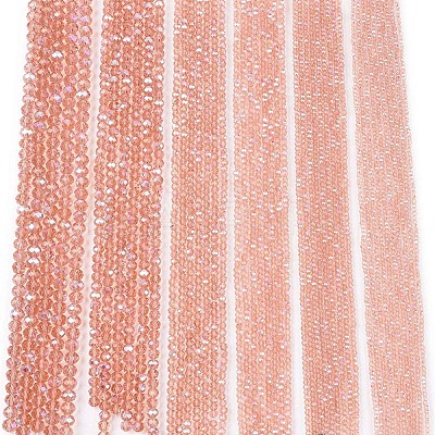 Electroplate Glass Beads Strands EGLA-A044-T4mm-L21-1