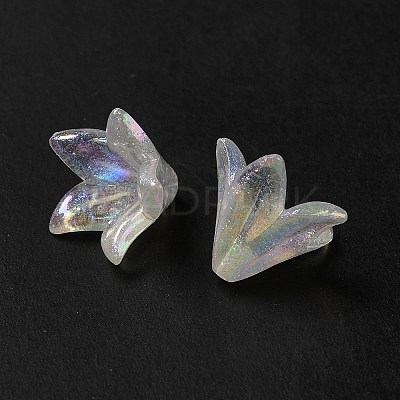 Transparent Acrylic Bead Caps OACR-H016-03-1