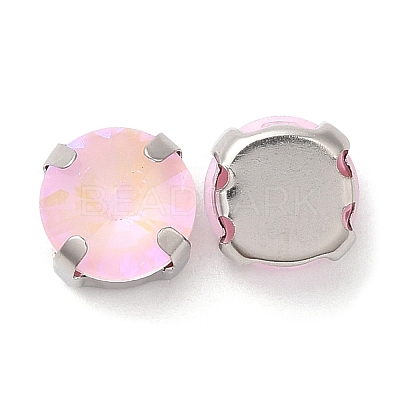 Mocha Fluorescent(MI) Flat Round Sew on Rhinestone GGLA-M006-02B-P05-1