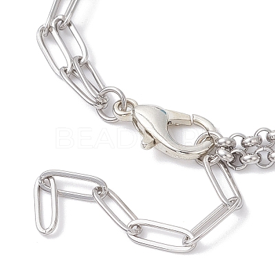 304 Stainless Steel Multi-layered Bracelets BJEW-JB12234-01-1