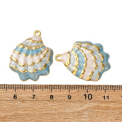 304 Stainless Steel Enamel Pendants STAS-L299-25G-05-1