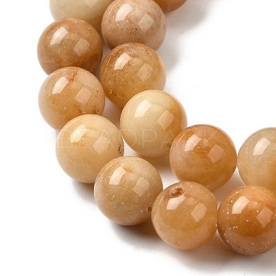 Natural Old Topaz Jade Beads Strands G-F364-06-10mm-1