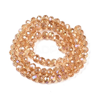 Electroplate Glass Beads Strands LS-EGLA-A044-T6mm-B23-1