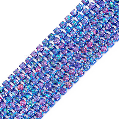 4.8 Yards Iron Rhinestone Cup Chains CH-TA0001-10B-1