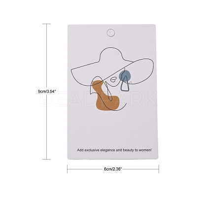 Cardboard Jewelry Display Cards CDIS-H002-01A-02-1