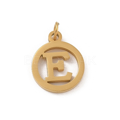 304 Stainless Steel Charms
with Jump Ring LS-STAS-R001-02G-E-1