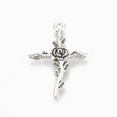 Tibetan Style Alloy Pendants LS-TIBE-Q075-63AS-LF-1