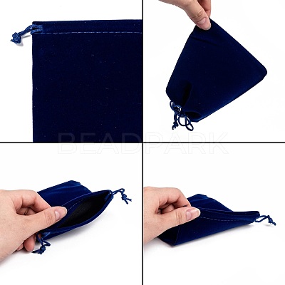 Rectangle Velvet Pouches TP-R002-10x12-03-1