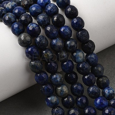 Natural Lapis Lazuli Beads Strands G-D840-38-6mm-1