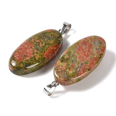 Natural & Synthetic Mixed Gemstone Pendants GG-CBACB71-01P-1