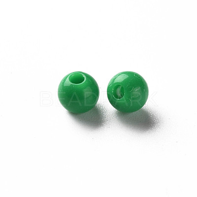 Opaque Acrylic Beads MACR-S370-C6mm-24-1