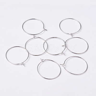 Brass Wine Glass Charm Rings EC067-2S-1